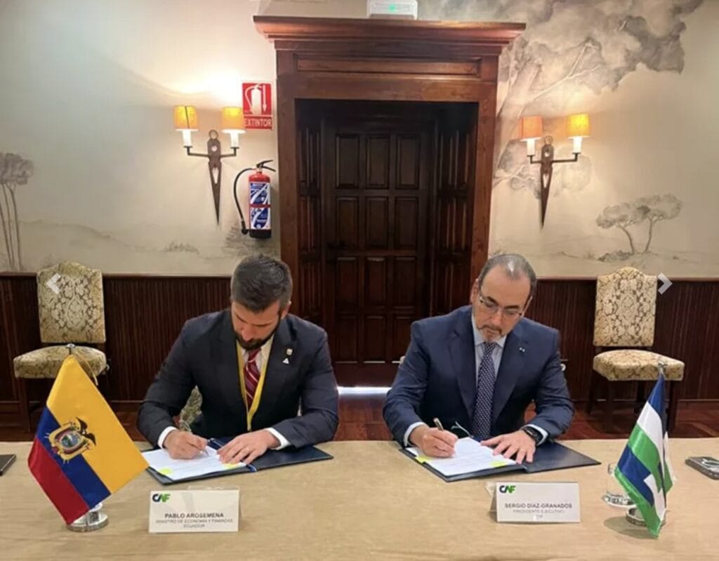 El Banco de Desarrollo CAF otorga a Ecuador un crédito de USD 200 millones para poner en marcha un programa de refuerzo de redes de distribución eléctrica para el sector acuícola