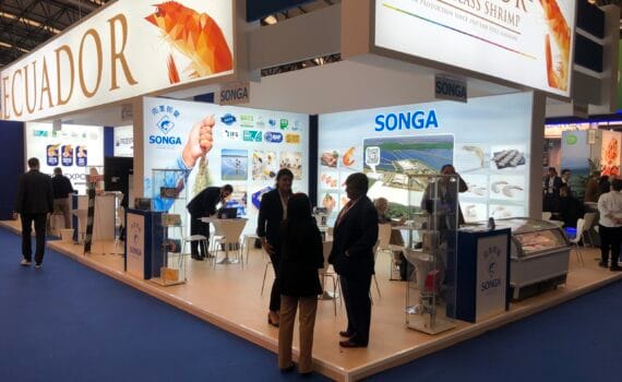 17 exportadores ecuatorianos llevan el camarón de su país a Conxemar, la exposición de productos congelados más grande de España
