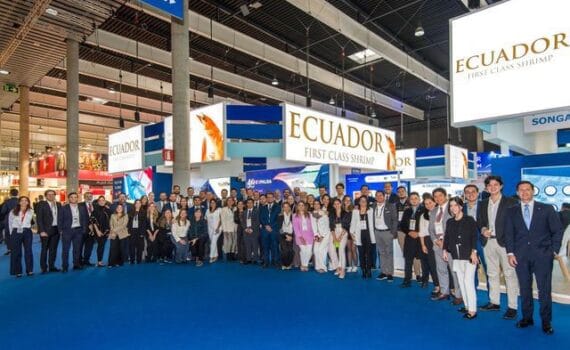 26 empresas ecuatorianas exportadoras de camarón se mostraron en Barcelona en la edición número 30 de la Seafood Expo Global
