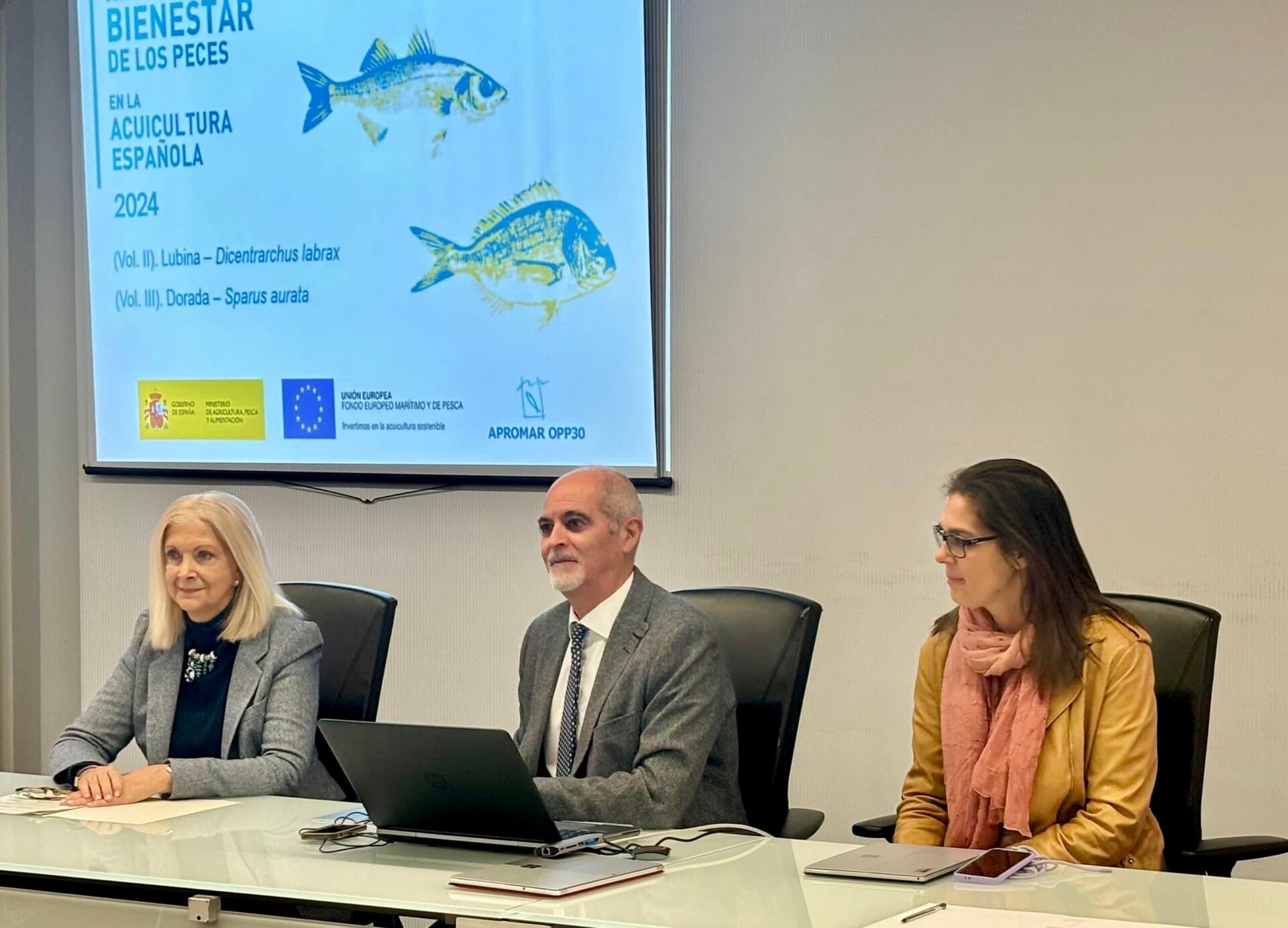 Presentación de las Guías sobre el Bienestar en la Acuicultura Española para las especies Lubina y Dorada