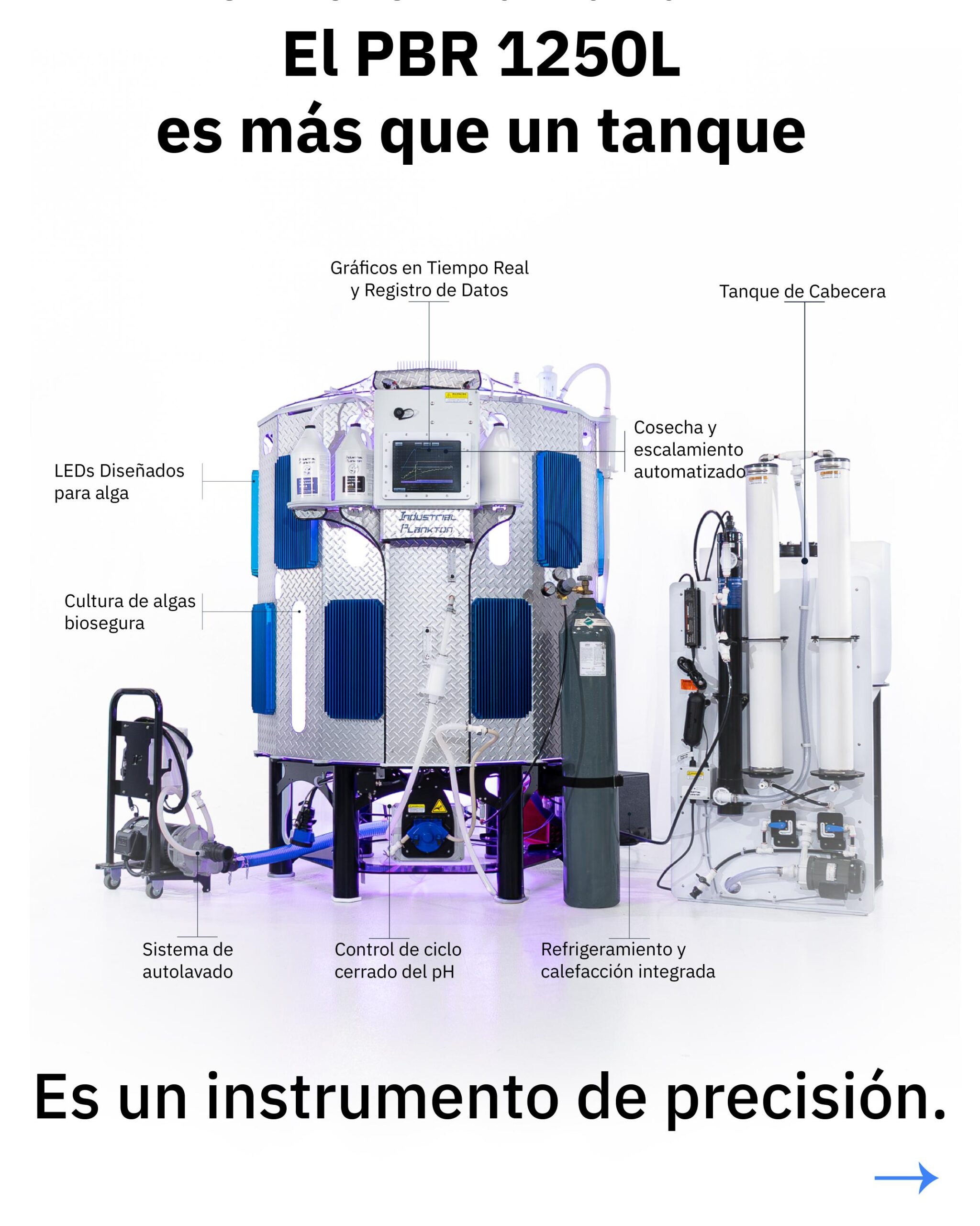 PBR 1250L Industrial Plankton